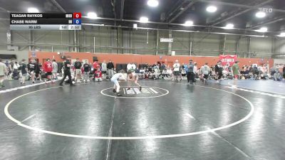 95 lbs Rr Rnd 6 - Teagan Raykos, Misdirection Mat Club - BHSE vs Chase Warm, Head Hunters - BHSE