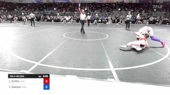 130.4-142.2 lbs Round Of 16 - Laken Griffin, Live Oak Wrestling Club vs Taylor Dawson, Charlies Angels (IL)