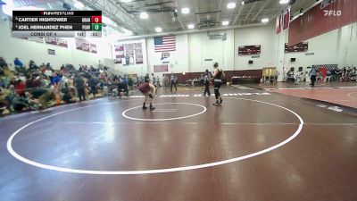 150 lbs Consi Of 4 - Cartier Hightower, Granby vs Joel Hernandez Phen, Plainville