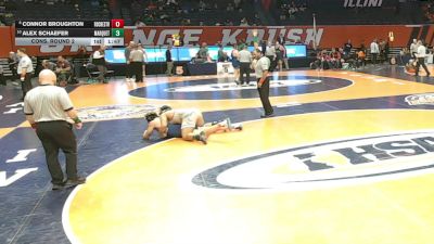 1A 215 lbs Cons. Round 2 - Alex Schaefer, Ottawa (Marquette) vs Connor Broughton, Rochester