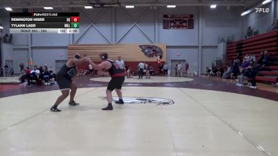 285 lbs Cons. Semi - Tylahn Ladd, Millikin vs Remington Hiser, Blackburn
