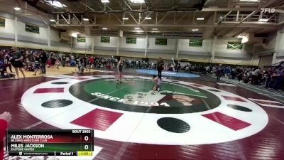 75 lbs Champ. Round 1 - Miles Jackson, Eastside United vs Alex Monterrosa, Billings Wrestling Club