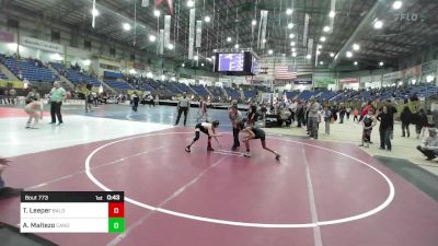 85 lbs Consi Of 16 #2 - Travis Leeper, Bald Eagle WC vs Aiden Maltezo, Canon City