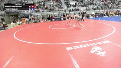 U20 Women - 76 lbs Champ. Round 2 - Hannah Henderson, OR vs Genevieve An, GA