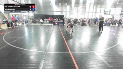U20 Women - 50 lbs Cons. Round 2 - Telsarina Walter, OR vs Nia Avelino, ID