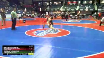 1 lbs Quarterfinal - Patrick Lingafelt, Strong Rock Christian vs Braydon Mitchell, Social Circle