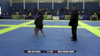 ANNA JULIA FARIAS vs MARIA EDUARDA AMADO 2026 FPJJ Circuito Paulista NO GI Etapa 1