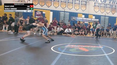 144 lbs Finals (8 Team) - Marlo Jimenez, Somerset vs Isaac Lowe, Lake Gibson