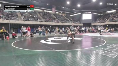 128 lbs Semifinal - Jaquod Rodgers, Smyrna vs Blake Kirby, Carlisle
