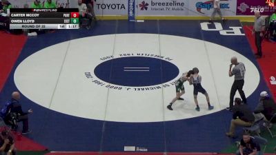 96 lbs Round Of 32 - Carter Mccoy, Portage vs Owen Lloyd, Exeter Twp