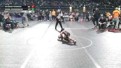 61 lbs Quarterfinal - Raymond Peterson, MSO Cougar vs Daniel Johannemann, Apex