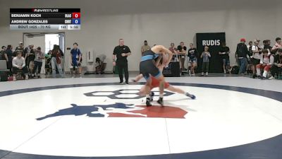 70 kg Cons. Rd Of 128 - Benjamin Koch, Blair Academy vs Andrew Gonzales, CNCC RTC