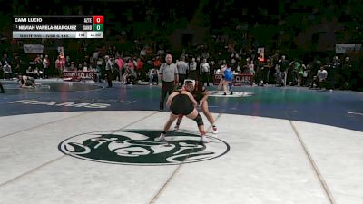 Girls 145 lbs Quarterfinal - Neviah Varela-Marquez, Sandia vs Cami Lucio, Aztec