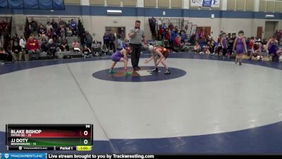 98 lbs Placement (4 Team) - JJ Doty, Brownsburg vs Blake Bishop, Mater Dei