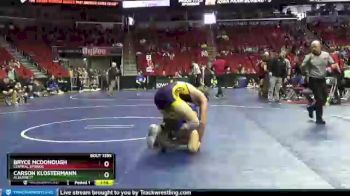 1A-145 lbs 3rd Place Match - Bryce McDonough, Central Springs vs Carson Klostermann, Alburnett