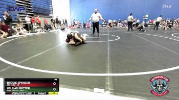 96 lbs Semis (4 Team) - William Rector, Missouri Outlaws vs Brodie Spencer, SEK Elite