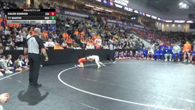 106 lbs Finals (1st & 3rd) - Ty Martin, Don Bosco vs Kaleb Gordon, Jesup