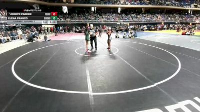 5A 126 lbs Champ. Round 1 - Jordyn Parker, Frisco Centennial vs Elena Franco, Corpus Christi King