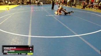 130 lbs Cons. Round 2 - Reed Larson, Bemidji vs Ethan English, Stewartville