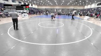 165 lbs Cons. Round 3 - Teegan Bowan, Patrick Henry - Roanoke vs Eva Mercantini, Hickory