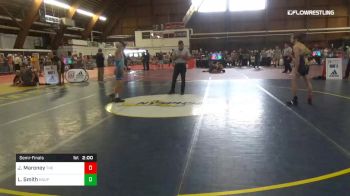 130 lbs Semifinal - Jaxon Maroney, The Crew vs Luke Smith, Hauppauge