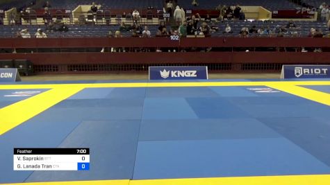Vladislav Saprokin vs Grant Lanada Tran 2024 Pan IBJJF Jiu-Jitsu No-Gi Championship