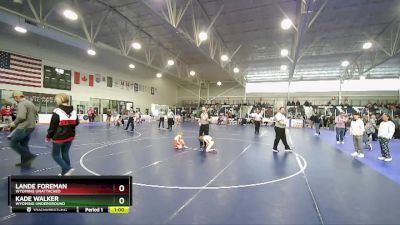 52 lbs Quarterfinal - Lande Foreman, Wyoming Unattached vs Kade Walker, Wyoming Underground