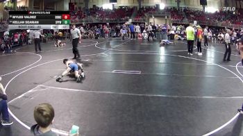65 lbs Cons. Round 1 - Myles Valdez, Broken Bow Wrestling Club vs Kellan Seaman, St Paul Youth Wrestling