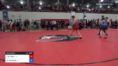 86 kg Consolation - Maximus Hale, Pennsylvania RTC vs Dylan Fishback, Wolfpack Wrestling Club