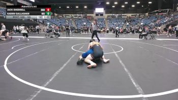 165 lbs Cons. Round 4 - Jack Sherrell, Doane University vs Kaden Gallagher, Murray State