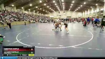 157 lbs Champ. Round 2 - Christian Hartle, Uintah vs Ulysses Castillo, Cedar Valley