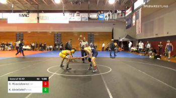 132 lbs Consolation - Dean Muscialowicz, Seton Hall Prep vs Khaled Abdellateif, Bordentown