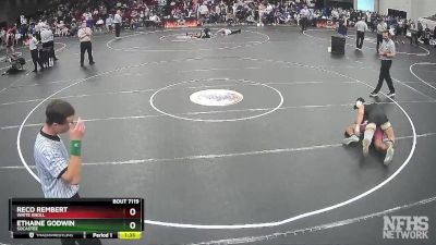 5A 190 lbs Cons. Round 1 - Reco Rembert, White Knoll vs Ethaine Godwin, Socastee