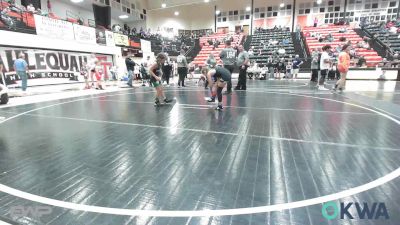 62-67 lbs Rr Rnd 3 - Adley Cunningham, Bartlesville Wrestling Club vs Liliana Guerrero, Brushy Wrestling Club