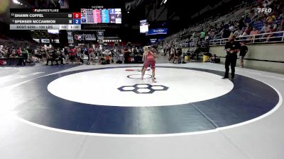 106 lbs Cons. Quarters - SHAWN COFFEL, CO vs Spenser McCammon, IN