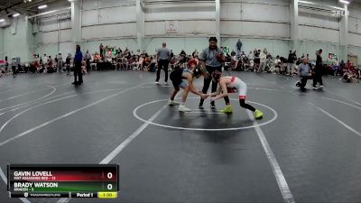 92 lbs Round 1 (8 Team) - Brady Watson, Kraken vs Gavin Lovell, Mat Assassins Red