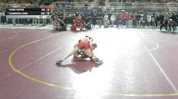 125 lbs 5th Place Match - CAMERON LORD, Sunlake vs Cora Hayes, North Ft Myers