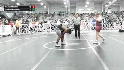 285 lbs Round Of 64 - Isaac Ledezma, NM vs Lonnie Shepherd, PA