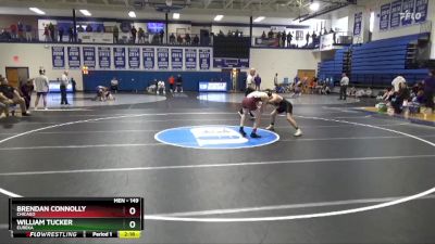 149 lbs Cons. Semi - Brendan Connolly, Chicago vs William Tucker, Eureka