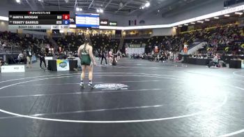 160 lbs Cons. Round 1 - Trinity Barrus, Bethany vs Janiya Brogan, West Liberty
