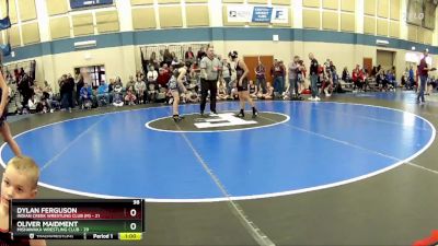 98 lbs Round 3 (10 Team) - Oliver Maidment, Mishawaka Wrestling Club vs Dylan Ferguson, Indian Creek Wrestling Club (M)