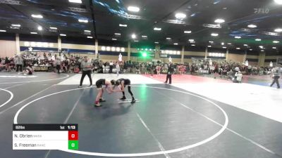 82 lbs Quarterfinal - Nox Obrien, Wasatch WC vs Scott Freeman, Rancho Bernardo WC