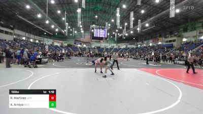 150 lbs Round Of 32 - Ricky Martinez, Jefferson vs Angel Arroyo, Relentless Academy Of Wrestling