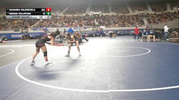 109-D2 Champ. Round 1 - Julianna Valenzuela, Crismon vs Ariana Villafana, Somerton High School