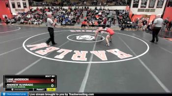 120 lbs Cons. Round 6 - Lane Anderson, AMERY (WI) vs Andrew Alvarado, Woodstock (MARIAN)