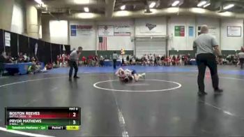 138 lbs Semis & 1st Wrestleback (8 Team) - Boston Reeves, Battle Creek vs Pryor Mathews, O`Neill