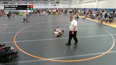 75 lbs Cons. Round 3 - Jonny Young Jr, Unattached vs Zander Smith, Midwest Extreme Wrestling