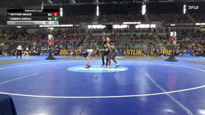 141 lbs Quarterfinal - Khyvon Grace, West Liberty vs Joseph Airola, Neb.-Kearney