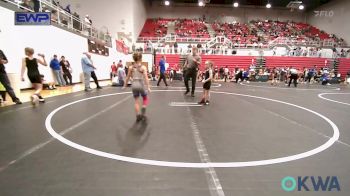 49 lbs Rr Rnd 3 - Annie Raper, Tecumseh Youth Wrestling vs Jo Thigpen, Choctaw Ironman Youth Wrestling