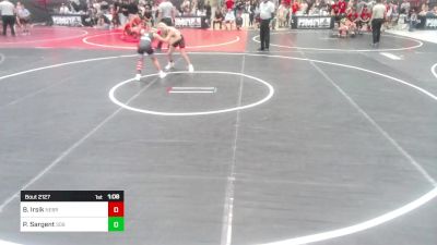 88 lbs Semifinal - BryLee Irsik, Nebraska Wr Ac vs Peyton Sargent, 308 Wr Ac